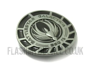 Battlestar Galactica (BSG) Belt Buckle for Leather Belts Without Buckles - 1.5" - Picture 1 of 3