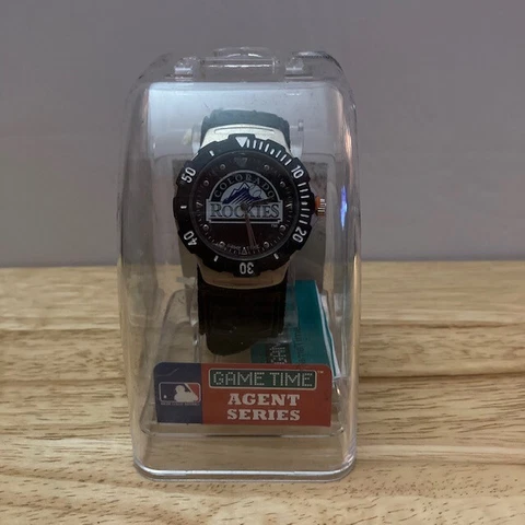 COLORADO ROCKIES Game Time Officially Licensed MLB "Agent Series" Men's Watch Cover