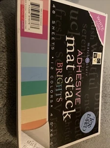 DCWV Adhesive Mat Stack Brights Sticker Paper. Brought and never used. - Picture 1 of 2