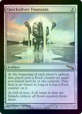 Quicksilver Fountain - Foil Played MTG Mirrodin Magic 2B3