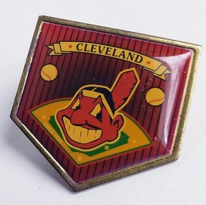 Vintage 1990's Cleveland Indians/Guardians Chief Wahoo Lapel Pin Wincraft MLB