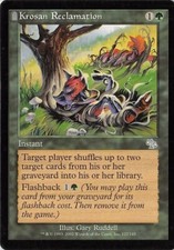 Krosan Reclamation *Uncommon* Magic MtG x1 Judgment SP