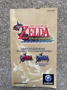 Zelda Windwaker (Nintendo GameCube) PAL Manual / Instruction Booklet Only - Picture 1 of 3