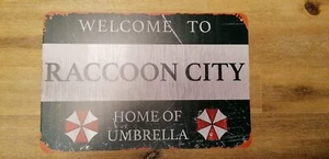 Raccoon City - Metallschild - Resident Evil - Bild 1 von 1