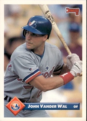 1993 Donruss #144 John Vander Wal - Image 1 of 2