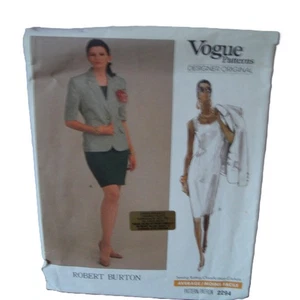 Vogue Muster Robert Burton 2294 Jacke & Kleid Größe 14-16-18. - Bild 1 von 1