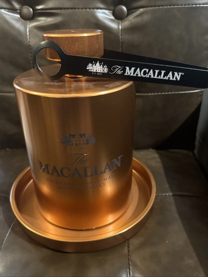 RARE Macallan Whiskey Ice Ball Maker W/Tongs - Image 1 of 2