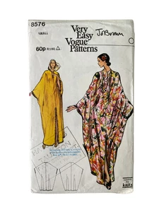 Vintage Sewing Pattern Vogue 8576 Womens Size S Caftan Kaftan Loungewear - Picture 1 of 2