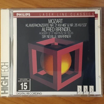 ALFRED BRENDEL Mozart Klavierkonzerte Nr. 21 & 26 FULL SILVER EX/EX(CD) - Bild 1 von 4