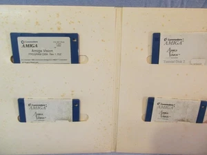 COMMODORE AMIGA AMIGA VISION PROGRAM DISKS - Picture 1 of 6