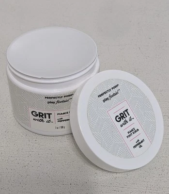 NOS Retired Perfectly Posh: Grit With It, Pumice Foot Scrub 7oz Made In USA - Image 1 of 4