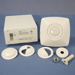 Cooper White 360° PIR Ceiling Motion Occupancy Sensor 1200 Sq Ft AHOMC-P-1200-R - Picture 1 of 8