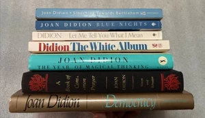Joan Didion 7 Book Lot - Blue Nights, Democracy, Let Me Tell You, White Album + - Picture 1 of 2