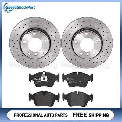 Juego de pastillas de freno de disco delanteras Rotor de freno de disco Brembo para BMW 318ti 1999-1999 Foto 1 de 4