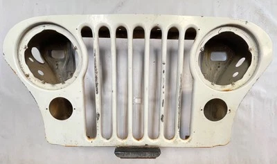 Jeep CJ Parrilla CJ7 CJ5 CJ8 Blanco REJILLA DE FÁBRICA 76-86 ENVÍO GRATUITO Foto 1 de 4