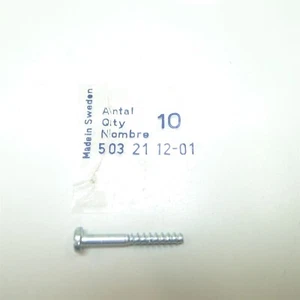OEM Husqvarna Top Cover Screw, Early, Models 50 51 55, #503211201 - Picture 1 of 2