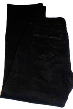 RIDERS by LEE Black 130M480 Boot Cut JEANS Swirl Pocket Womens Size 8P I-28.5"