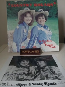 Country Rhoads - In The Back Of Pappy's Truck With Signed Picture Roymac Records - Picture 1 of 16