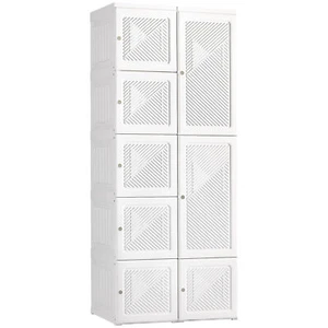 Portable Wardrobe Closet Foldable Bedroom Armoire Clothes Organizer Cube Storage - Picture 1 of 11