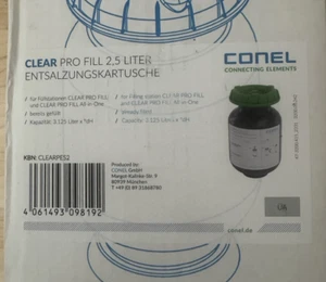 CONEL CLEAR PRO FILL 2,5 Liter Entsalzungskartusche CLEARPES2 - Bild 1 von 10