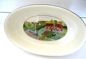 Villeroy & Boch Vilbofour Naif Oval Casserole Pan Dish Vintage Serving - Picture 1 of 4