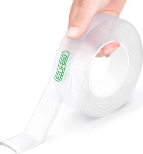 Ezlifego Double Sided Tape Heavy Duty(Extra Large 198Inch), Nano Double Sided Ad - Picture 1 of 8