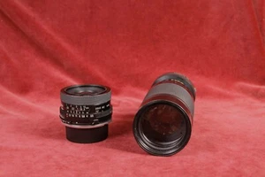 Tamron Adaptall 2 28mm f/2.5 Wide Angle Lens & 80-210 zoom pentax pk fit K1000 - Picture 1 of 10