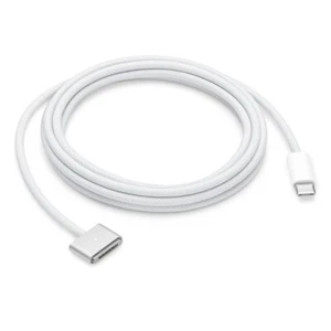 New Genuine APPLE USB-C to MagSafe 3 Cable (2 m) 6 feet Silver MLYV3AM/A A2363 - Picture 1 of 4