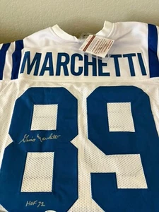 Gino Marchetti signed Baltimore Colts jersey autograph JSA - Picture 1 of 2