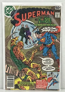 Cómic vintage de Superman vs Kobra #327 septiembre de 1978 Deadliest Man Alive - Imagen 1 de 5