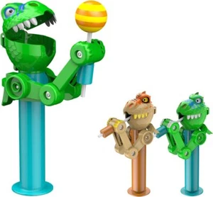 2 Stück Lutscher Etui, Weihnachten 2 Stück grün Dinosaurier Halter - Bild 1 von 2