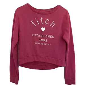 abercrombie Mädchen Kinder rosa Tasche Sweatshirt Popover Größe XL / 14 - Bild 1 von 1