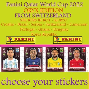 Panini World Cup QATAR 2022 - ORYX Edition - Stickers  #CRO1 - #KOR20 - Picture 1 of 181