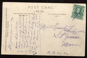 St James MN Manuscript RFD cancel Type 11F Route 4 Watonwan Co UNLISTED RFD222 - Picture 1 of 2