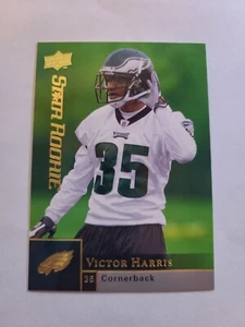 VICTOR HARRIS 2009 Upper Deck Football RC Star Rookie #210 EAGLES  - Picture 1 of 2