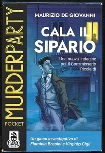 Cala il sipario. Maurizio De Giovanni. Murder party pocket. Gioco di carte - Picture 1 of 1