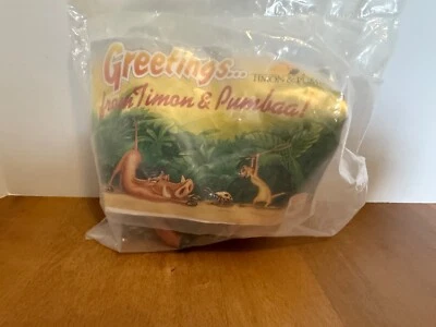 Burger King The Lion King Pumbaa 1994 как новая в упаковке - Изображение 1 из 4