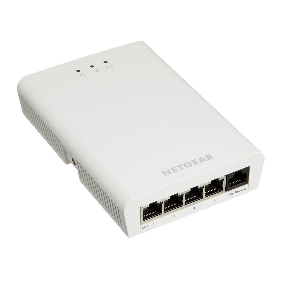 NETGEAR Pro-Safe Wall Mount Access Point Wi-Fi Booster WN370-10000 - Image 1 of 4
