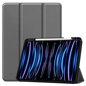 For iPad Pro 11 in 4th 3rd 2nd Generation Case Smart Leather Soft TPU Flip Stand - Picture 1 of 30