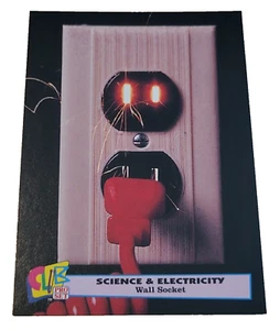 1992 Club Pro Set Science & Electricity #5 Wall Socket Trading Card (H6 - Picture 1 of 2