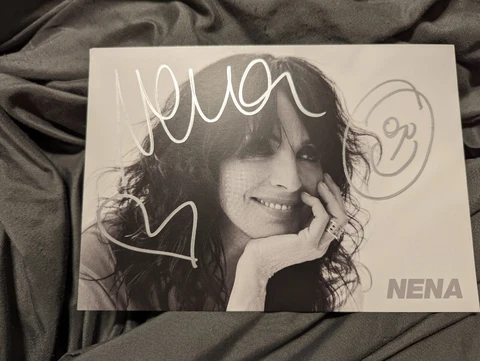 NENA Autograph Signed Photo See Description Cover