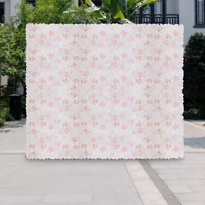 20 Stück Künstliche Rose Wandpaneel Hochzeitsort Dekor Blumenwandpaneele 40x60cm - Bild 1 von 18