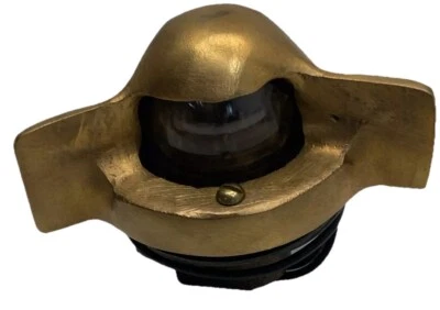 VTg NUEVO BARCO DE LATÓN KAINER WESCO LUZ DE VIDRIO DE NAVEGACIÓN BLANCA, LUZ DE CIRCULACIÓN PODRIDA Foto 1 de 4