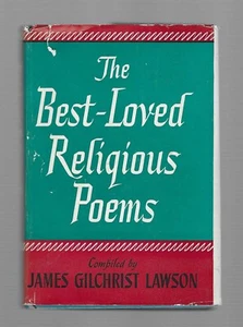 The Best Loved Religious Poems by James Gilchrist Lawson (1933) Hardcover - Picture 1 of 2