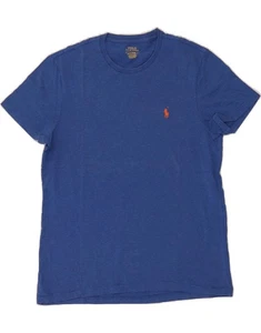 POLO RALPH LAUREN Mens Custom Slim Fit T-Shirt Top Large Blue DQ94 - Picture 1 of 3