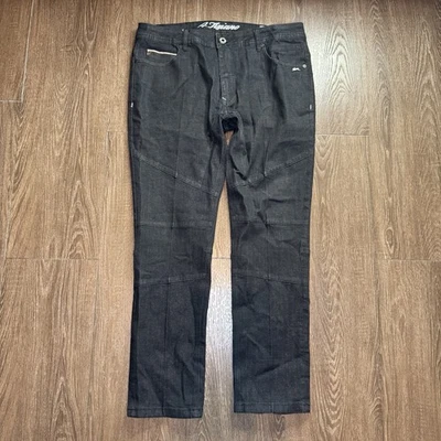 A Tiziano Original Series 08 Duke Jeans Black Size 38 Selvedge Cuff Streetwear - Image 1 of 4