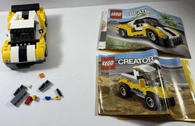 LEGO CREATOR: Fast Car (31046) MISSING PIECES INCOMPLETE