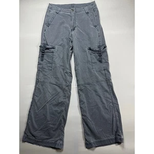 American Eagle Damen superhoch Baggy weites Bein blau Cargohose - 6 (28x30) - Bild 1 von 6