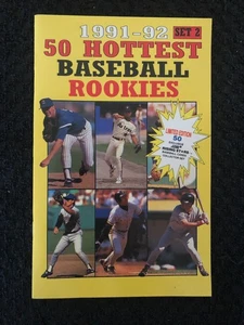 1991-92 50 Hottest Baseball Rookies Collectors Pamphlet/Album (Set 2) - Bild 1 von 3