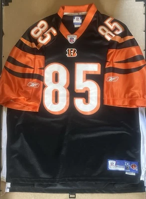 Camiseta deportiva Chad Johnson Cincinnati Bengals NFL Reebok 2XL Foto 1 de 3
